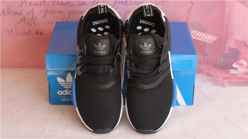 Real Boost Adidas NMD R1 PK Black and Blue